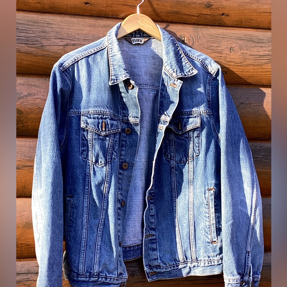 👖Vintage Mavi Denim TRUCKER JEAN Jackets LG & XL UniSex  EPLVC Bloomingdale's